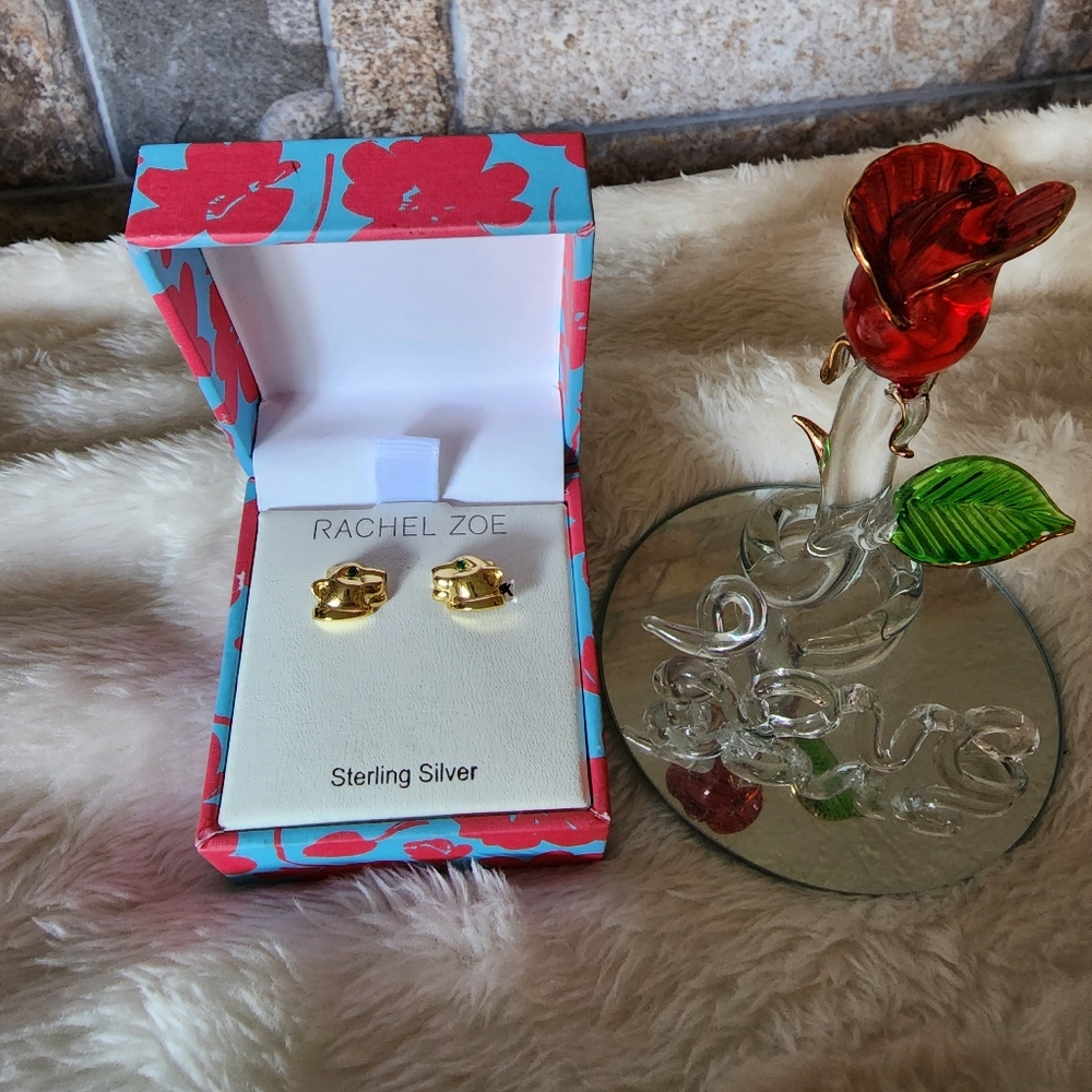 Panther Sterling silver Earrings